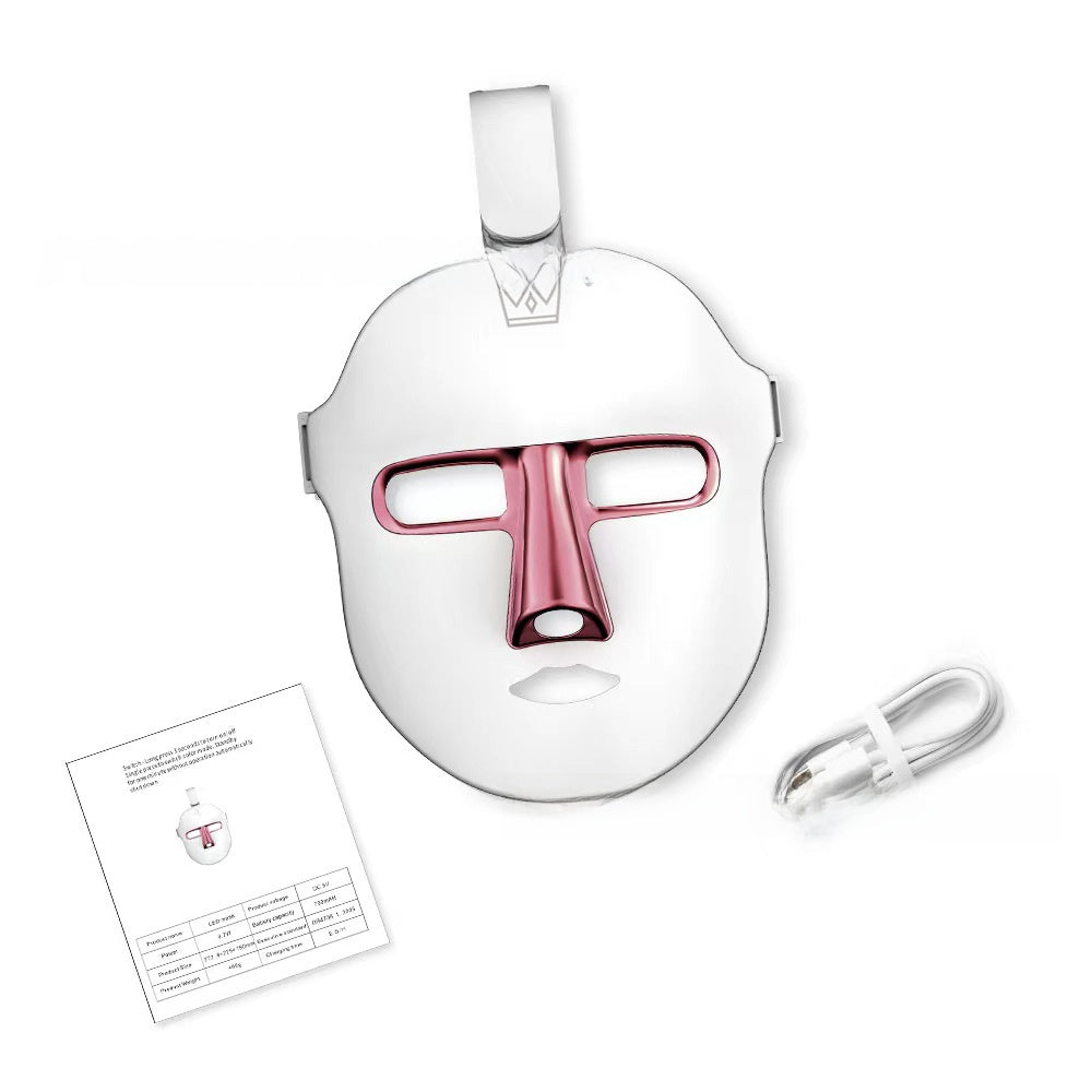 7-Farvet LED Lysterapi Ansigtsmaske