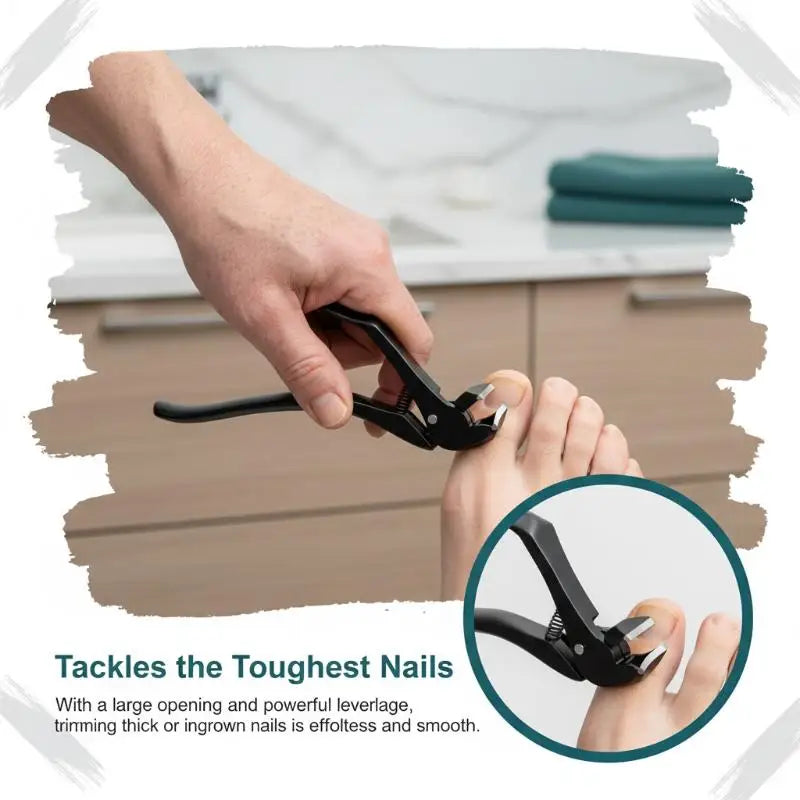 Stainless Steel Curved Elbow Anti-Splash Nail Clipper Portable Easy to Use for Daily Home Travel Personal Nail Grooming